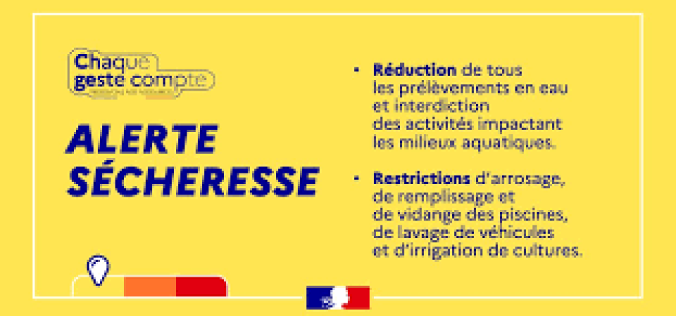 Les zones Moder et Sarre placées en alerte sécheresse au 29/08/25